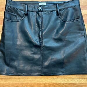 Wilfred Black Mini Pencil Skirt for Night Out